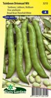 Tuinboon zaden Driemaal Wit 180 gram - thumbnail