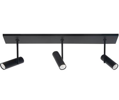 Highlight Zwarte spotTrend 3-lichts recht - S7535.01