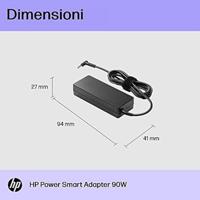 HP laptop ac adapter 90w met dongle - thumbnail