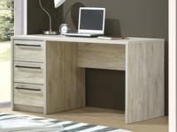 Bureau IVAN 3 lades strandeik - thumbnail