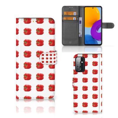 Samsung Galaxy M52 | Book Cover | Paprika Red Samsung Galaxy M52 | Book Cover | Paprika Red