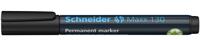 Permanent marker schneider maxx 130 1-3mm zwart - thumbnail
