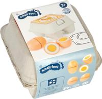 Small Foot - houten speeleten eieren, 9dlg. - thumbnail