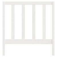 Hoofdbord 95x4x100 cm massief grenenhout wit - thumbnail