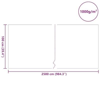 Vijverdoek 1000 g/㎡ 1x25 m