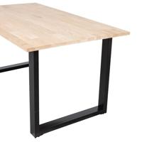 WOOOD Eettafel 'Tablo' met U-poot, 160 x 90cm - thumbnail