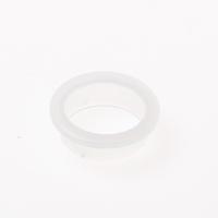 Ami nylon krukring transp/wit - thumbnail
