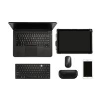 Kensington Draadloos toetsenbord - Multi Device Dual Wireless Compact Toetsenbord; Verbindt via Bluetooth of USB 3.0, QWERTY UK Layout Mini Toetsenbord, Windows, Mac, iOS & ChromeOS Compatibel - thumbnail
