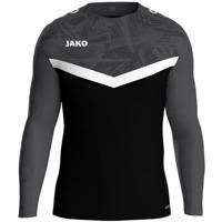 JAKO 8824K Sweater Iconic Kids - Zwart/Antraciet - 152 - thumbnail