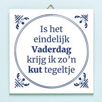 Tegeltje Vaderdag kuttegel - thumbnail