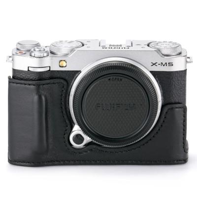 Tilta Halfcase Leer voor Fujifilm X-M5 - Zwart