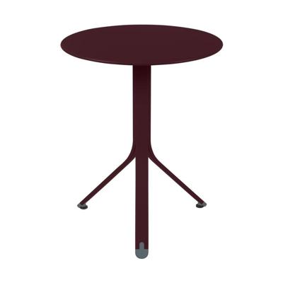 Fermob Rest'o tuintafel Ø60 cm Black Cherry