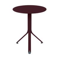 Fermob Rest'o tuintafel Ø60 cm Black Cherry - thumbnail