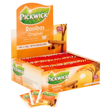 Thee Pickwick rooibos 100x1.5gr met envelop Thee Pickwick rooibos 100x1.5gr met envelop