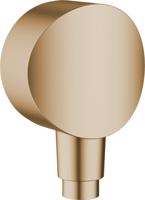 Hansgrohe FixFit S Slangaansluiting Ø 6,1x3,8 cm Brushed Bronze - thumbnail