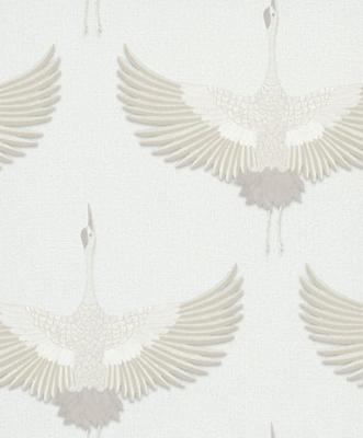 Marburg Kumano; The New Design Book Behang met kraanvogels - 34529