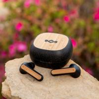 House of Marley Redemption ANC Oortelefoons – Active Noise Cancelling, Volledig Draadloos Bluetooth Oortjes, Zweetbestendige Oordopjes, 28 Uur Speeltijd, USB-C Snel Lader, Ecologisch Bamboe - Zwart - thumbnail