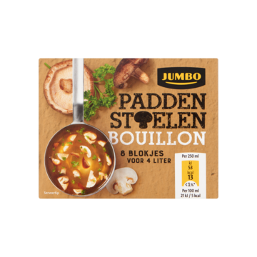 Jumbo Paddenstoelen Bouillon Blokjes 8 Stuks