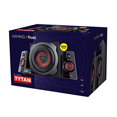 Trust GTX38 Ultimate Bass 2.1 PC-luidsprekers Kabelgebonden 60 W Zwart