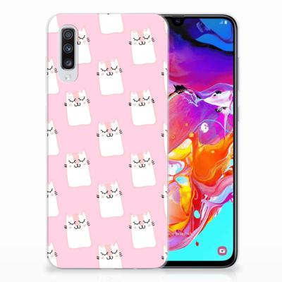 Samsung Galaxy A70 | TPU Hoesje | Sleeping Cats
