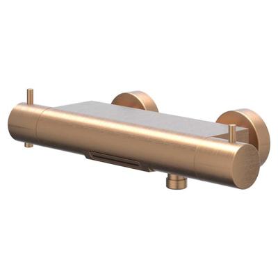 IVY Bond Badthermostaatkraan opbouw - Cooltouch - cascade uitloop - Geborsteld mat koper PVD 6301055 IVY Bond Badthermostaatkraan opbouw - Cooltouch - cascade uitloop - Geborsteld mat koper PVD 6301055