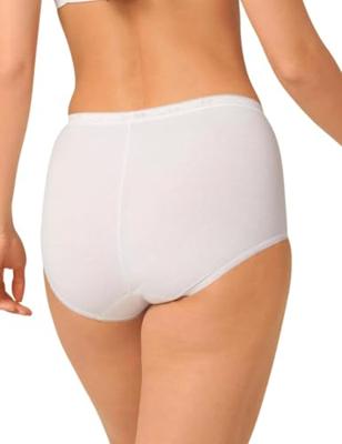 Dames Basic Maxi slip - Taille dames ondergoed katoen - Dames onderbroek