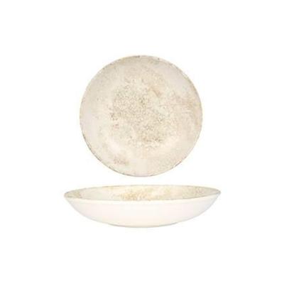 Bonna Diep bord - Nacrous - Porselein - 25 cm (1300cc) - set van 6