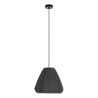 EGLO Barlaston Hanglamp - E27 - Ø 35 cm - Zwart|Grijs - Textiel - thumbnail