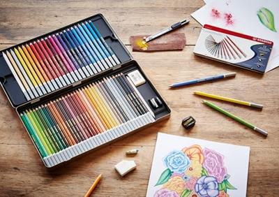 Kleurpotlood stabilo carbothello kalkpastel midlfg | 12 stuks