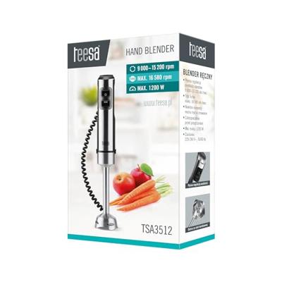 Teesa staafmixer rvs 1200 watt Teesa staafmixer rvs 1200 watt