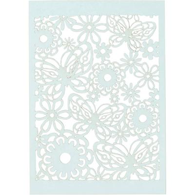 Creativ Company Patroonkarton lichtblauw, 10st.