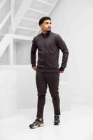 Malelions Pique Zip Trainingspak Heren Bruin - Maat S - Kleur: Bruin | Soccerfanshop - thumbnail