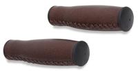 Selle Orient fiets handvatten 135mm bruin kunstleer - thumbnail