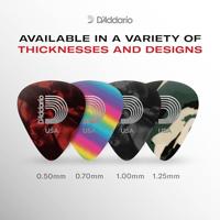 D&apos;Addario 1CRB4-10 Rainbow celluloid plectra 10 pack medium - thumbnail
