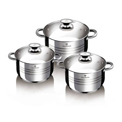Blaumann gourmet line pannenset 3-delig