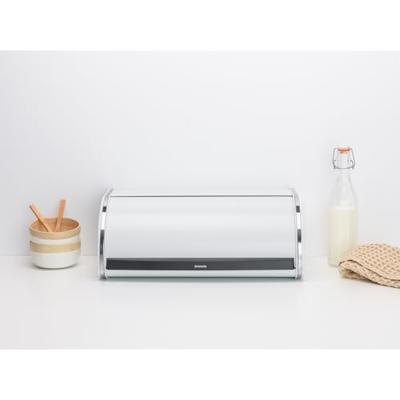 Brabantia broodtrommel met schuif wit