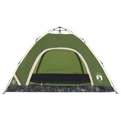 VidaXL Tent 4-persoons snelontgrendeling groen