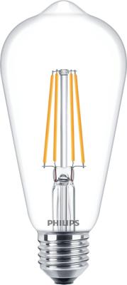 Philips LED 76305300 LED-lamp Energielabel E (A - G) E27 Speciale vorm 7 W = 60 W Warmwit (Ø x l) 6.4 cm x 14 cm 1 stuk(s)