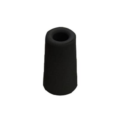 Deurbuffer zwart 75mm rubber