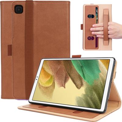 Luxe stand flip sleepcover hoes - Samsung Galaxy Tab A7 Lite - Bruin