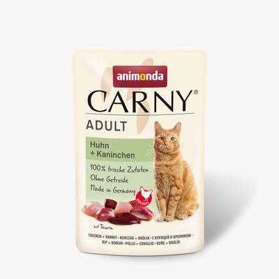 ANIMONDA Carny Adult Chicken and rabbit - nat kattenvoer - 85g