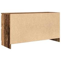 Tv-meubel 100x35x54 cm bewerkt hout oud houtkleurig - thumbnail