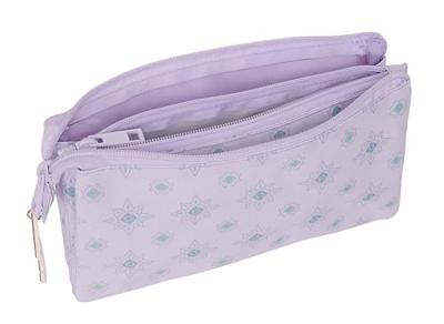 Pennenetui met 3 vakken Wish Lila 22 x 12 x 3 cm Pennenetui met 3 vakken Wish Lila 22 x 12 x 3 cm