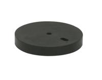 Deurbuffer verhoger 12 mm rubber zwart tbv 02030 - thumbnail