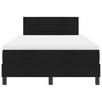Boxspringbed met matras met matras Zwart 120 x 200 cm Stof - thumbnail