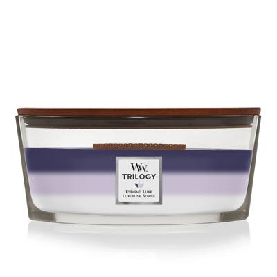 WoodWick trilogy evening luxe ellipse candle