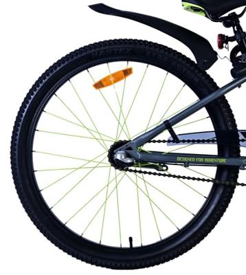Volare 24 inch fiets rocky 3v remnaaf groen/grijs 42414 Volare 24 inch fiets rocky 3v remnaaf groen/grijs 42414