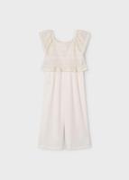 Mayoral Zomer jumpsuit meisjes - bone wit - thumbnail