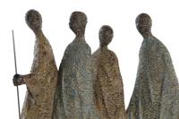 Decoratieve figuren DKD Home Decor Afrikaanse Hars Multicolour (33,5 x 14,5 x 41 cm) - thumbnail