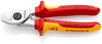 Knipex 95 16 165 VDE-kabelschaar Geschikt voor (striptechniek) Aluminium- en koperkabel, een- en meerdraads 15 mm 50 mm² 0 - thumbnail